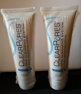 2 x ClearPores Skin Cleansing System - FACIAL PROTECTION CREAM (Oil Free) - Picture 1 of 2