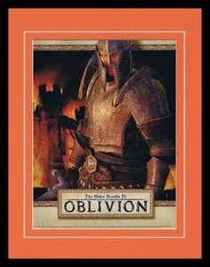 Oblivion Elder Scrolls IV 2006 XBox 11x14 Framed ORIGINAL Vintage Advertisement - Picture 1 of 1