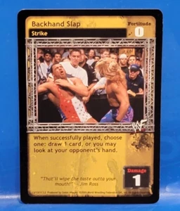 WWF Wrestling Trading Cards - Backhand Slap - Strike - Bild 1 von 2