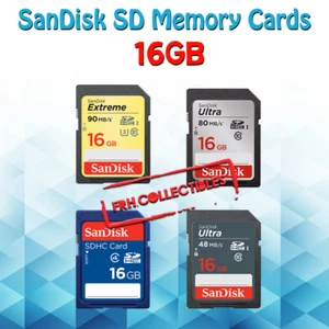 SanDisk SD Card 16GB Extreme Pro Ultra Fast Memory Cards PC Camera HD 4K Video - Picture 1 of 8