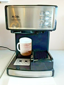 Mr. Coffee Cafe' Barista Espresso and Cappuccino Machine - Black See Pic#6,7,8 - Picture 1 of 12