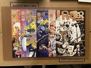 Cómics de rooter 1, 2, 4, 6 1, 3 personalizados 1998 firmados por Kelly Campbell John Powell en muy buen estado/nuevo - Imagen 1 de 15
