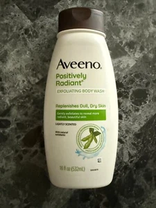 aveeno positively radiant body with with soy extract 18 fl oz - Picture 1 of 1
