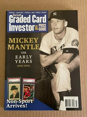  Tarjeta graduada Beckett 2008 y guía de precios para inversores Mantle - los primeros años Foto 1 de 3