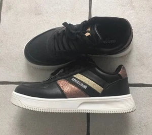 Roberto Cavalli Sneaker, schwarz gold, Gr. 37, TOP - Bild 1 von 5