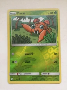 Pokemon Hidden Fates Paras Reverse Holo 4/68 - Picture 1 of 2