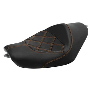 Driver Rider Solo Seat Fit For Harley Sportster Iron XL 883 1200 2010-2022 Black - Picture 1 of 10