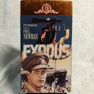 Exodus VHS VCR Tape Paul Newman MGM Home Entertainment - Picture 1 of 4