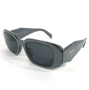 Prada Sunglasses SPR17W-F 11N-09T Thick Black Gray Asian Fit Frames 51-20-145 - Picture 1 of 12