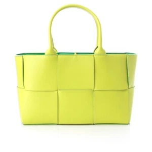 BOTTEGAVENETA Maxi Intre Zaarco Tote Bag Kiwi - Imagen 1 de 18
