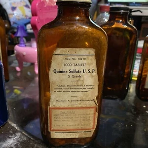 Vintage Apotheker Leerflasche Leerglas 13910 - Bild 1 von 10