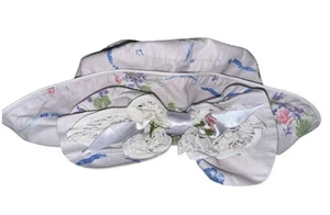 Vintage 90s Daisy Kingdom Floral Blossom Hat Lilac Cottagecore Kids Girls Medium - Picture 1 of 6