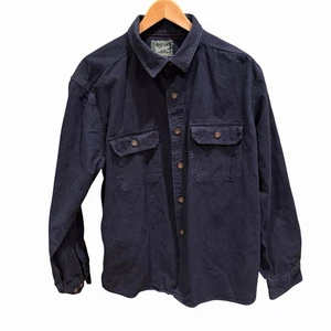 Woolrich Herren XL Deep Navy Heavyweight Overshirt Chore Workwear Utility robust - Bild 1 von 10