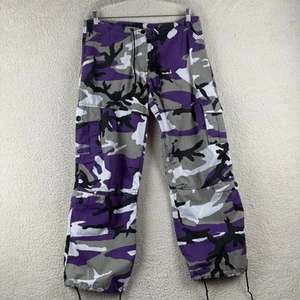 Rothco BDU Cargo Pants Adult Small Purple Camouflage Combat Gear Multi Pocket - Picture 1 of 20