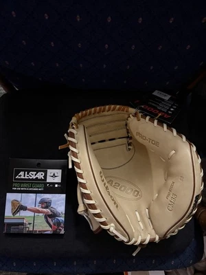 Wilson A2000 33 码带 Allstar 护腕组合 — 第 1/4 张图片