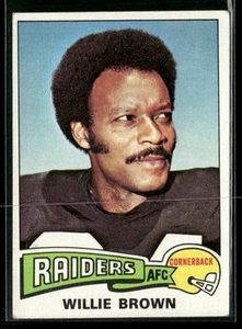 1975 Topps Willie Brown 95 Oakland Raiders - Picture 1 of 2