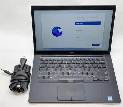 Dell Latitude 7480 Laptop i5 6300U 2.40GHZ 14" FHD 8GB 256GB NVMe Windows 11 - Image 1 of 4