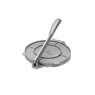 Пресс для тортильи IMUSA USA, 8 дюймов, серебристый литой алюминий - Изображение 1 из 4