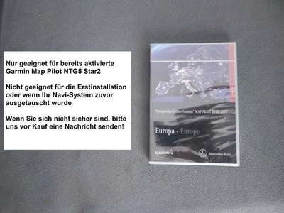 Navi Update SD Karte Mercedes GARMIN MAP PILOT AUDIO 20 NTG5 Star2 EUROPA 2019 - Bild 1 von 2