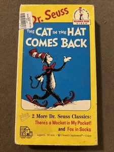 Dr. Seuss The Cat in the Hat Comes Back + Classics - VHS Tape - Picture 1 of 4
