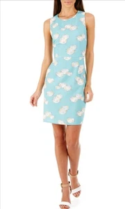 Sugarhill Boutique Women's Hazel Fluffy Cloud Print Dress UK Size 10 - Picture 1 of 11