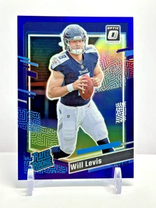 2023 Panini Optic Rated Rookie Blue Prizm #'d /50 Will Levis Titans No. 397 - Bild 1 von 2