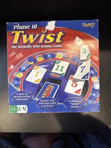 Phase 10 Twist Brettspiel Rommé Kartenspiel Mattel 2008 fast vollständig fehlen 3 Teile - Bild 1 von 8