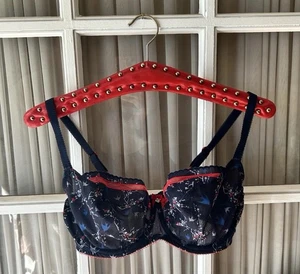 Cleo by Panache Lingerie Meg Balcony Bra 6751 Bird Print 36E - Picture 1 of 8