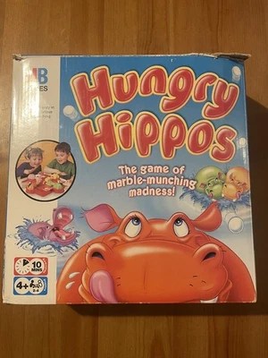MB games Hungry Hippos Game 2006 Edition Marble Munching fully complete  VGC  - Image 1 of 4