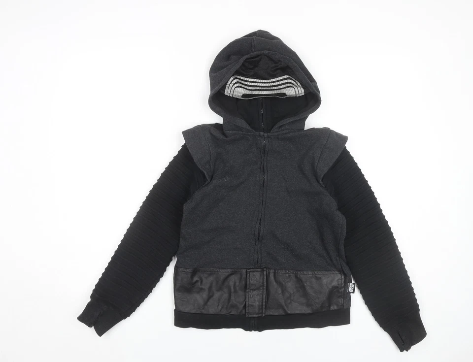 Disney Store Star Wars Niños Negro Cremallera Completa Sudadera con Capucha 9-10 Años Kylo Ren Foto 1 de 4