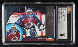 1998-99 Pacific Omega Opening Day Issue /56 Patrick Roy #64 CSG 8 HOF