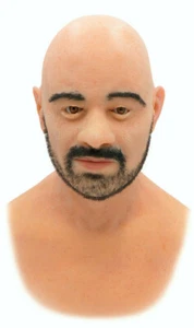 "Jose"" Fatta a mano, Maschera in silicone, Halloween, Prof alta qualità, NUOVO - Foto 1 di 19