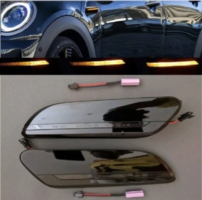 F55 MINI Cooper S JCW LED Dynamic Sequential Flowing Indicators LCI2 Smoked - Image 1 of 4