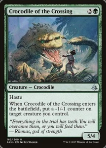 COCCODRILLO DELLA TRAVERSATA x4 mtg NM-M Amonkhet 4 Unc - Foto 1 di 1