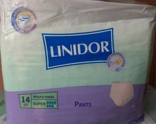 56 Pannoloni,per adulti linidor pants super misura media 4x14pz per incontinenza