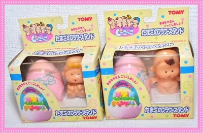Vtg Tomy Japan Pretty Baby Shi-ko-ko Pipi Tinkle Tot Egg Flower Retro Toy Lot - Image 1 of 4