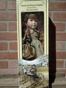 Anne Of Green Gables Porcelain Doll w/ Stand Kindred Spirits Limited Edition IOB - Picture 1 of 12