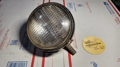 Vintage Black Guide GE Glass Lens Headlight Head Light Harley Triumph Chopper - Image 1 of 4