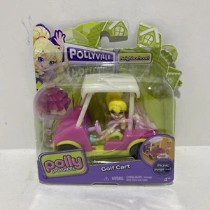 Polly Pocket Golf Cart (Mattel, 2013) Neu, RAR (beschädigt, Beschreibung lesen) - Bild 1 von 3