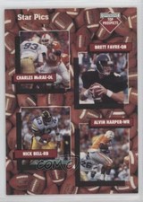 1991 Star Pics Charles McRae Nick Bell Brett Favre Alvin Harper Chuck McSwain