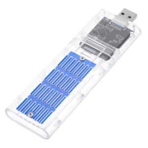 USB 3. 0 Gen 1 SSD Box Kunststoff SSD Gehäuse USB Stecker SSD Box - Bild 1 von 12