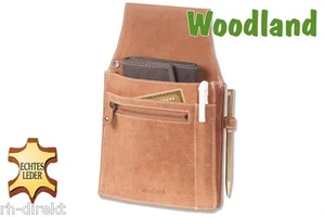 Woodland Kellnertasche Kellnerbörsen-Holster aus naturbelassenem Büffelleder - Bild 1 von 1