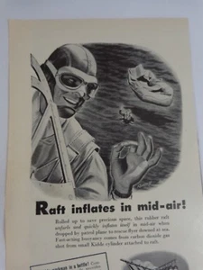 Kidde Cylinder Magazine Ad Print 1944 WWII Walter Kidde and Company Inc - Picture 1 of 3