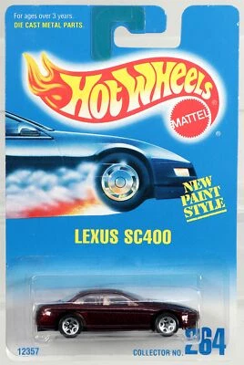 Hot Wheels Lexus SC400 - 12357 nunca retirado del paquete 1991 rojo SP5 1:64 Foto 1 de 4