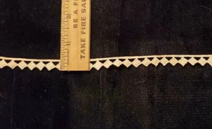 Pizzo di cotone vintage/antico beige, 3 iarde - finiture - Foto 1 di 1