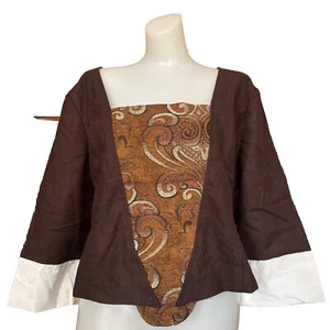 Túnica Vikinga Medieval Renacimiento Larp Camisa SCA Disfraz Juegos con disfraces Medieval - Imagen 1 de 9