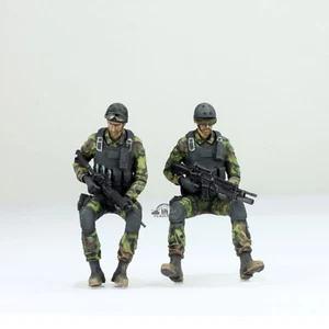 PreSale Set 2 1:35 ProPainted US Delta Force Helicopter Riders, Woodland Camo #1 - Bild 1 von 13