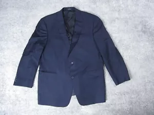 Hart Schaffner Marx Blazer Mens 46R Sport Coat Black Long Sleeve Nordstrom USA - Picture 1 of 14