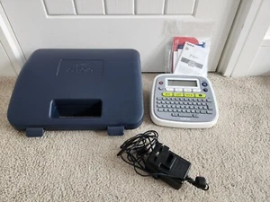 Brother P-Touch D200 Label Maker Machine in Case with Adapter Tested&Works - Picture 1 of 16