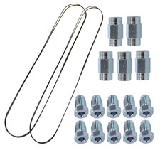 connettore 10x per bremsrohr condotta del freno VW NUOVO 20x pressacavo